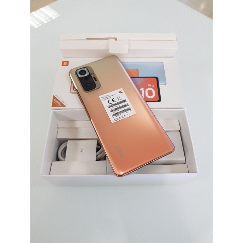 Xiaomi Redmi Note 10 Pro 8/128 6/128 6/64 Fullset Mulus No Minus