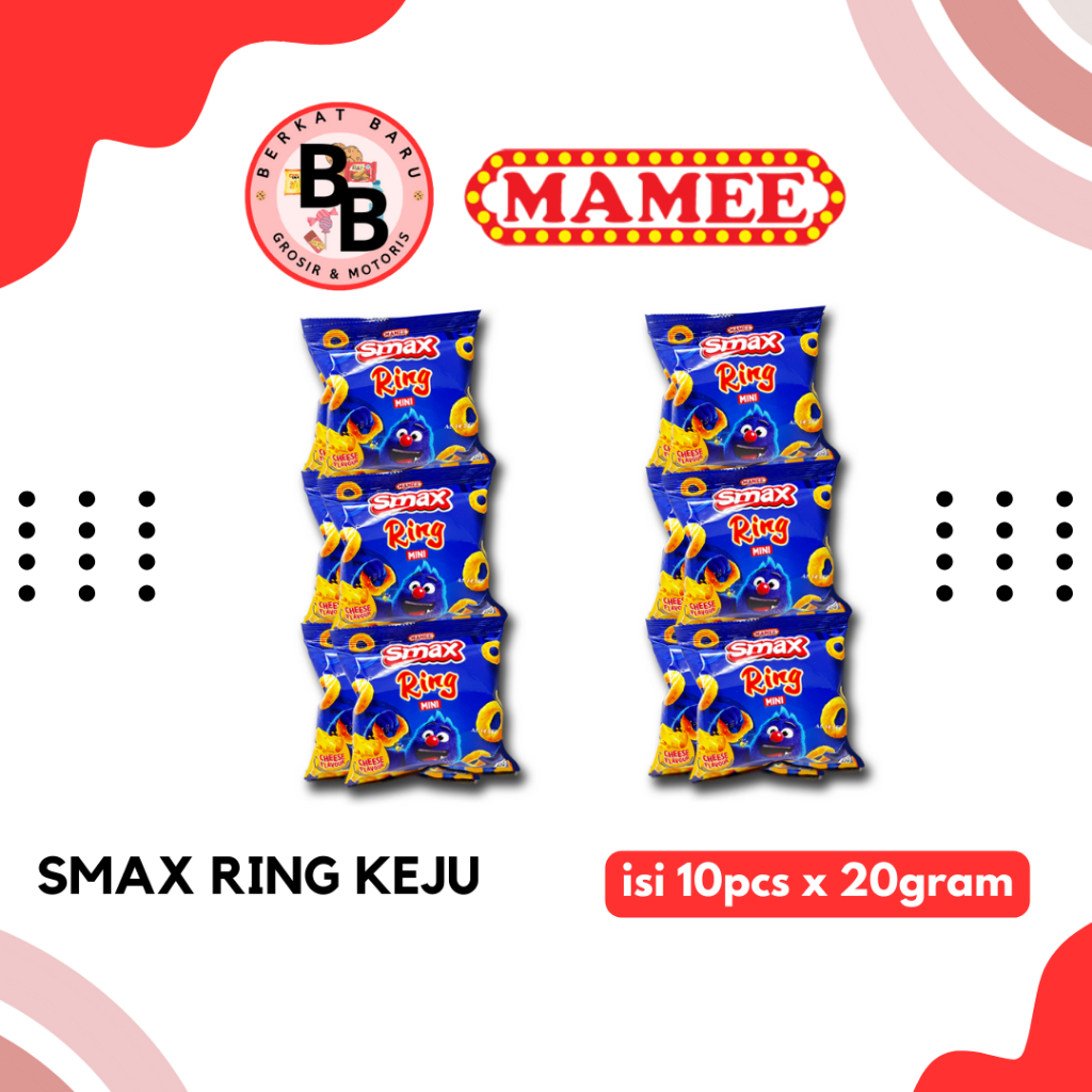 

[BB SNACK] SMAX RING CHEESE RENCENG ISI 10PCS PER RENTENG 20GRAM