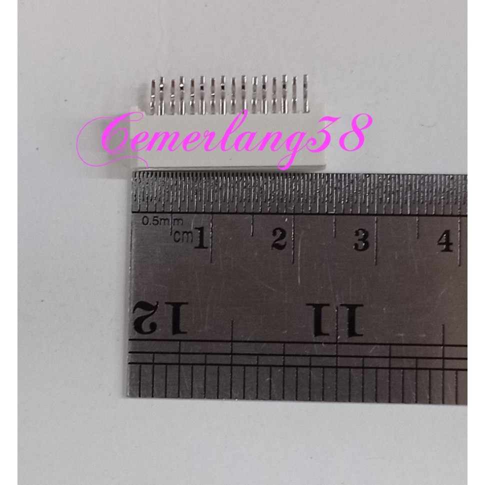 Soket Konektor 16 pin KSR 1.25 mm Socket Kabel Flexible FFC FPC 16 pin