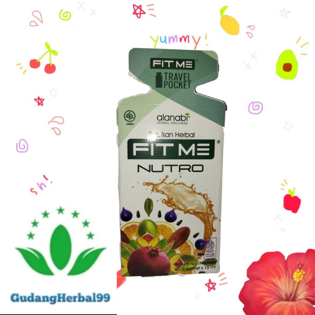 

Minuman Herbal Alami Alanabi Fit Me Original Terbaru [ 1 Pocket Isi 3 Sachet ] ORIGINAL