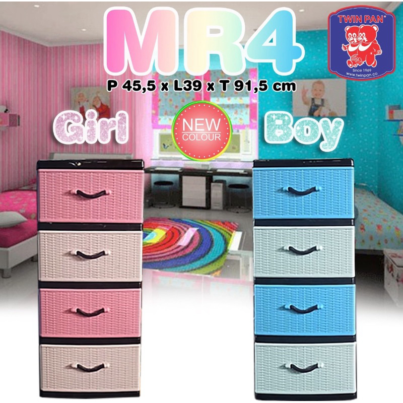 Container Laci Twinpan 4Tingkat 5Tingkat