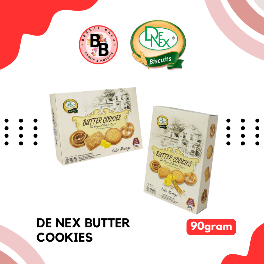 

[BB SNACK] DENEX BUTTER COOKIES BOX 90GRAM