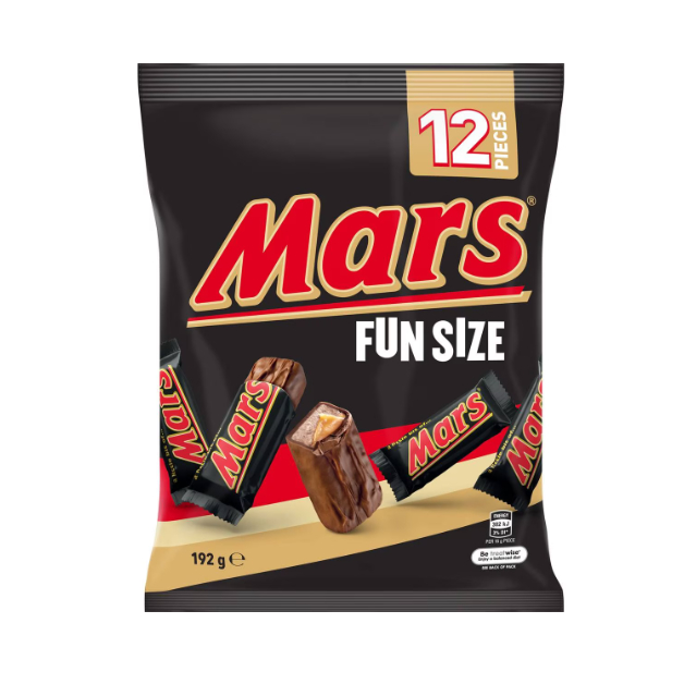 

Mars Milk Chocolate Party Share Bag 12 Pieces 192g Australia