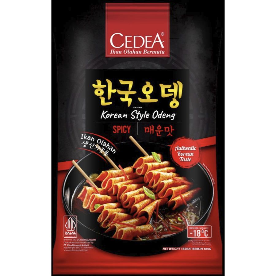 

CEDEA KOREAN STYLE ODENG SPICY 480 GRAM