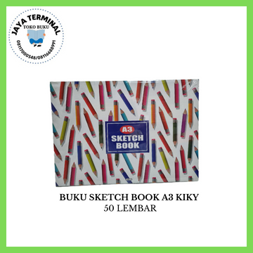 

ketch Book Kiky Premium || Sketsa Book A3 isi 50 Lembar