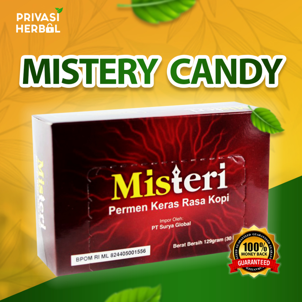 PERMEN SUPLEMEN MISTERY CANDY PENINGKAT KEBUGARAN STAMINA ORIGINAL 100%