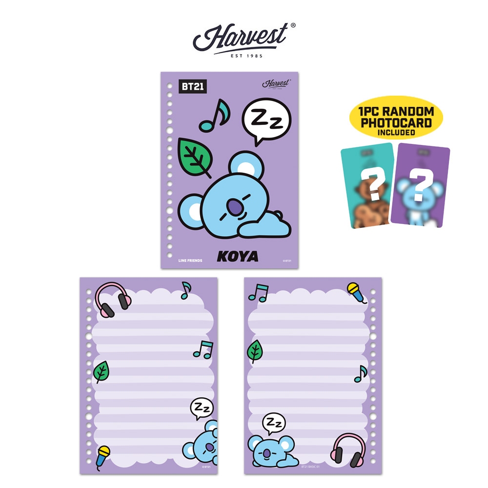 

Harvest BT21 Kertas Binder / Loose Leaf - KOYA