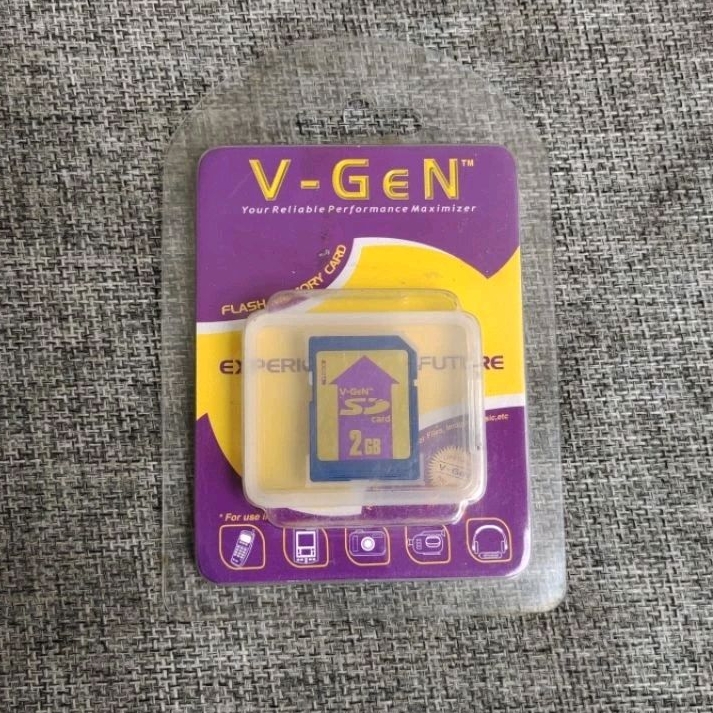 Memory SD Card 2GB V-Gen Original Memori Card Kamera Digital Camdig
