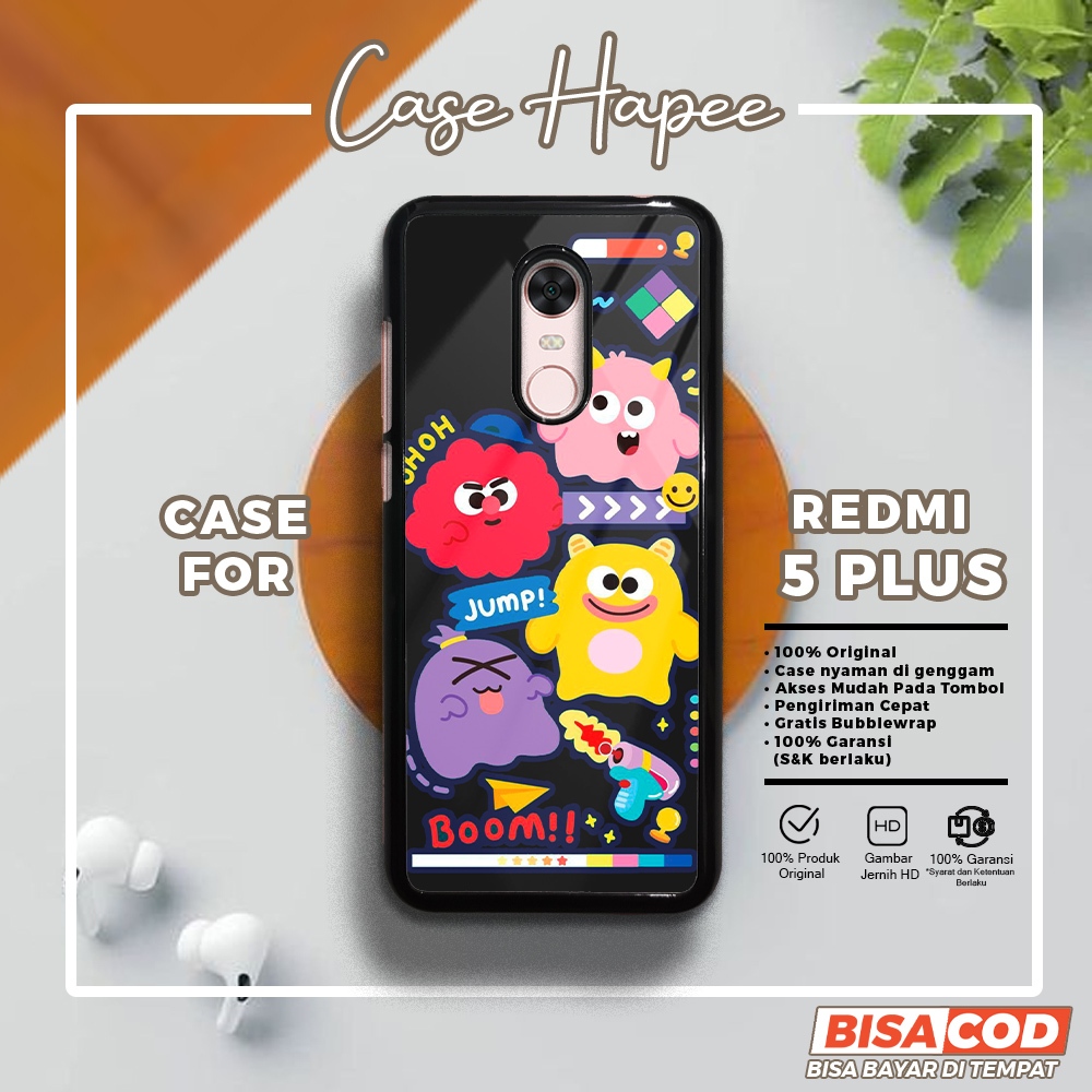 Case Redmi 5 Plus Casing Redmi 5 Plus [BTRI] Casehapee Case Glossy Case Aesthetic Custom Case Premiu