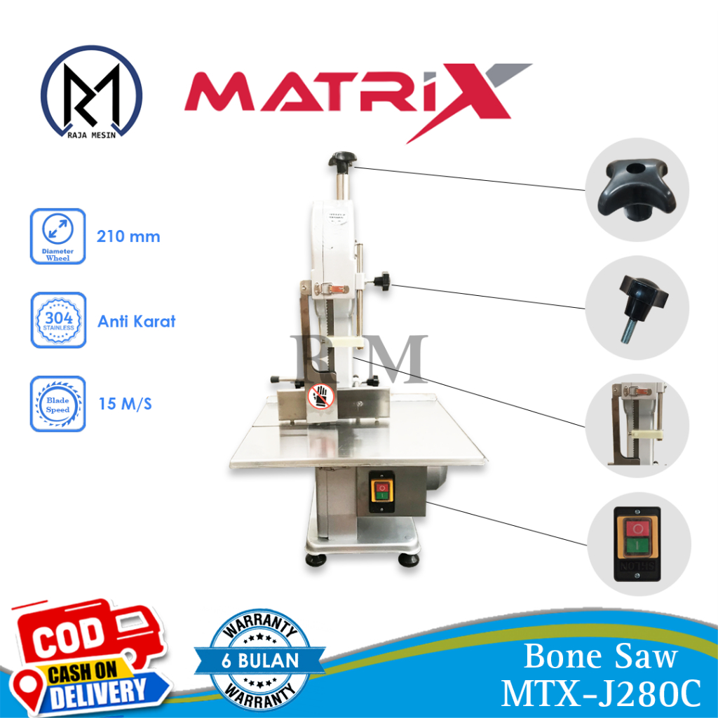 Mesin Pemotong Tulang / Bone Saw Machine MATRIX MTX-J280C