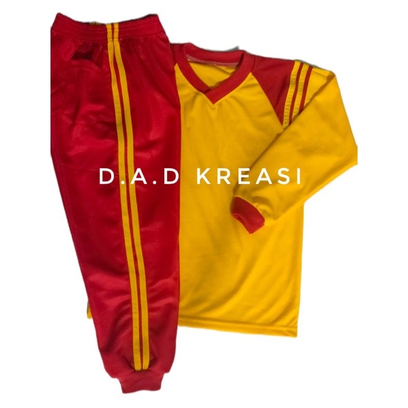 kaos seragam olahraga sekolah TK //baju seragam olahraga sekolah TK/paud