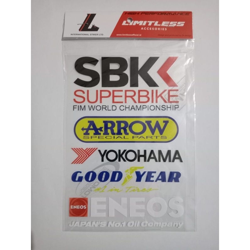 

Stiker super clear SBK