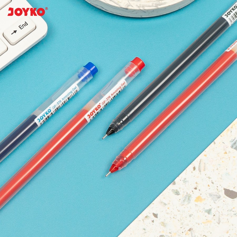 

JOYKO GP-378 AMAZING GEL PEN 0.5 mm NEEDLE TIP BIG VOLUME INK PULPEN