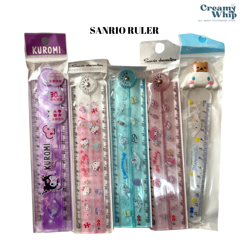 

Penggaris sanrio ori license kuromi ruler pengaris