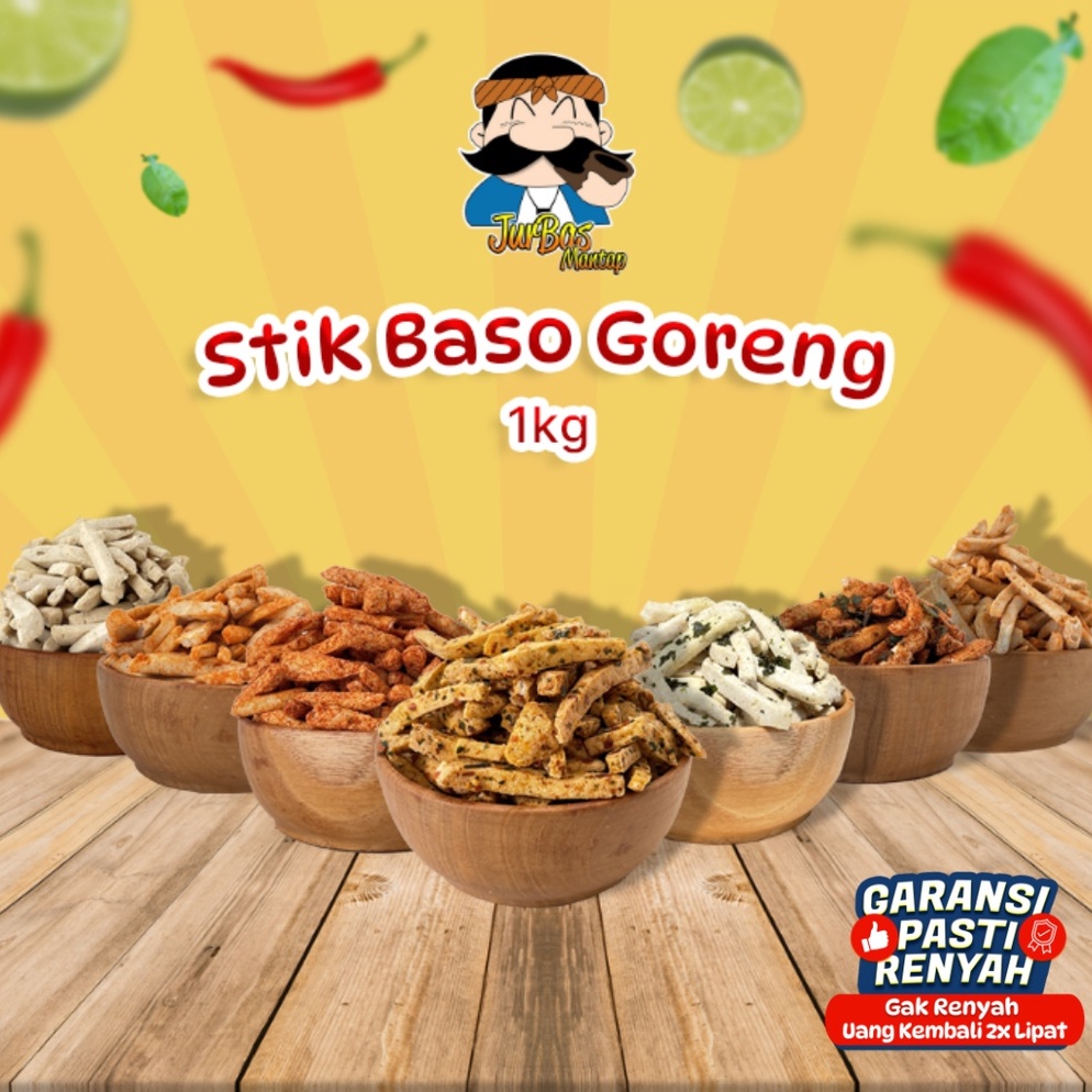 

B3stseller Basreng 1000 gram / 1 kg (Baso Goreng) [60]