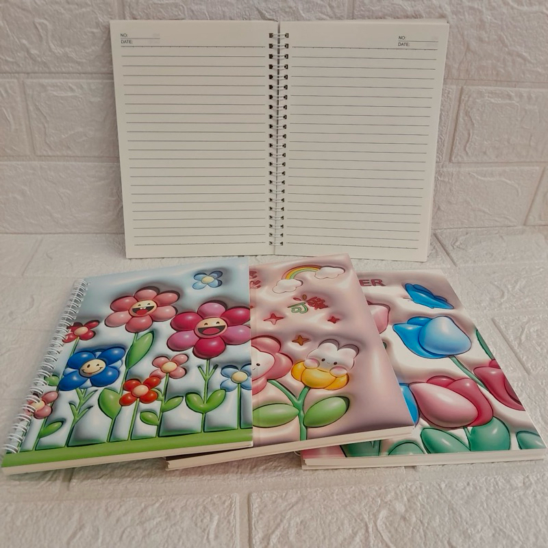 

BINDER NOTE A5 MOTIF BUNGA ISI 58 LEMBAR//BUKU NOTE
