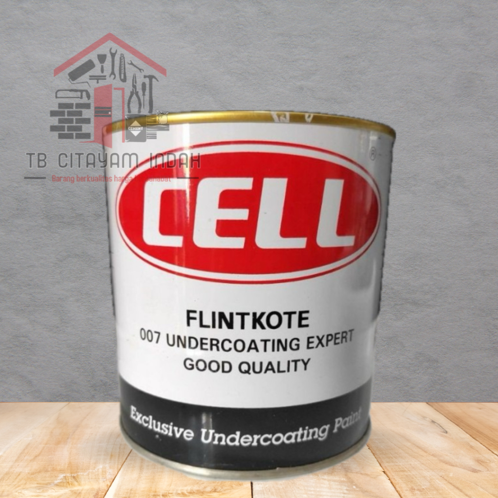 CELL Flintkote Cat Pelapis Anti Karat Mobil Motor Seng Alumunium Baja