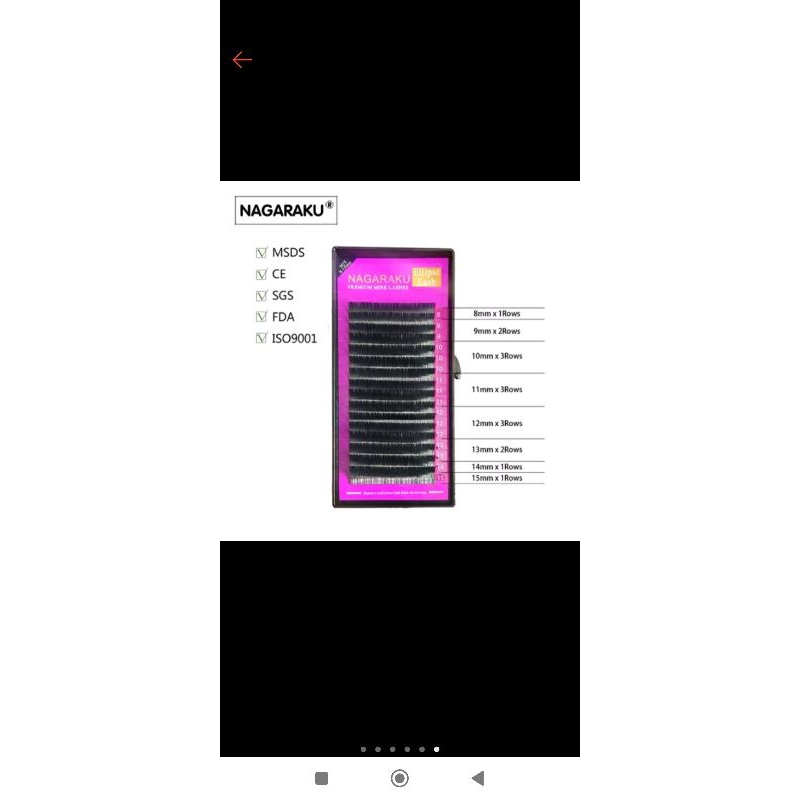 Nagaraku eyelash