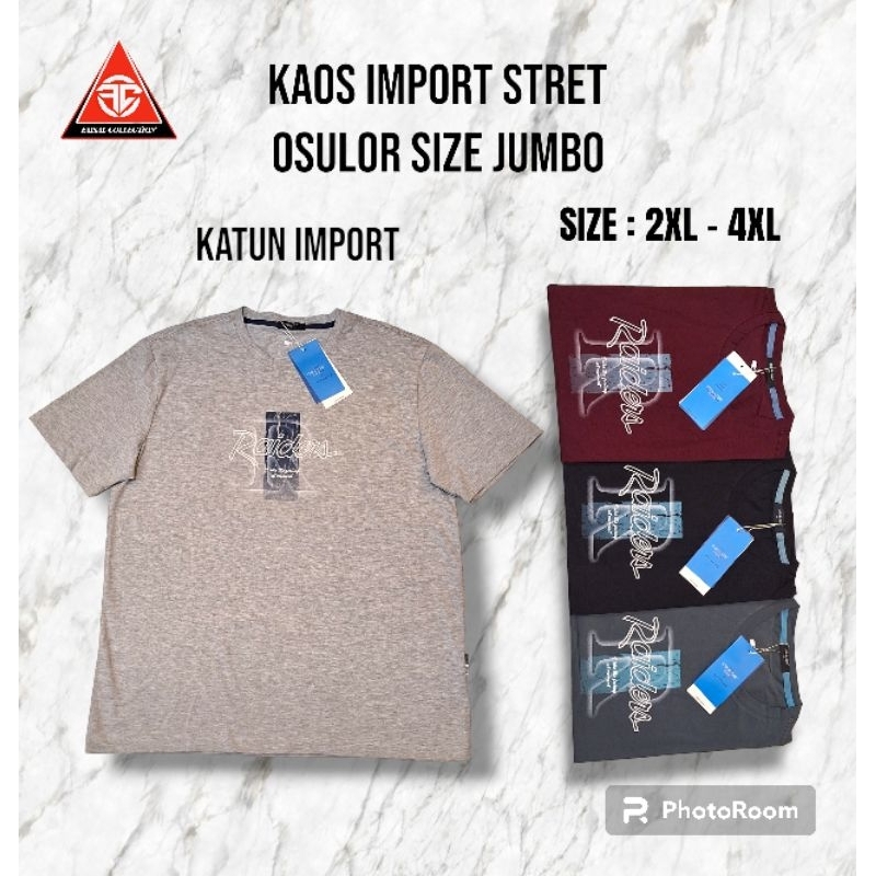 Kaos import premium osulor original Size jumbo