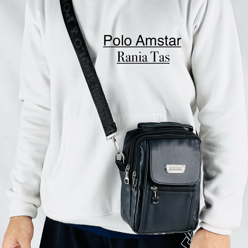 Tas Selempang  Mini Pria Wanita Anti Air Tas Hp POLO AMSTAR