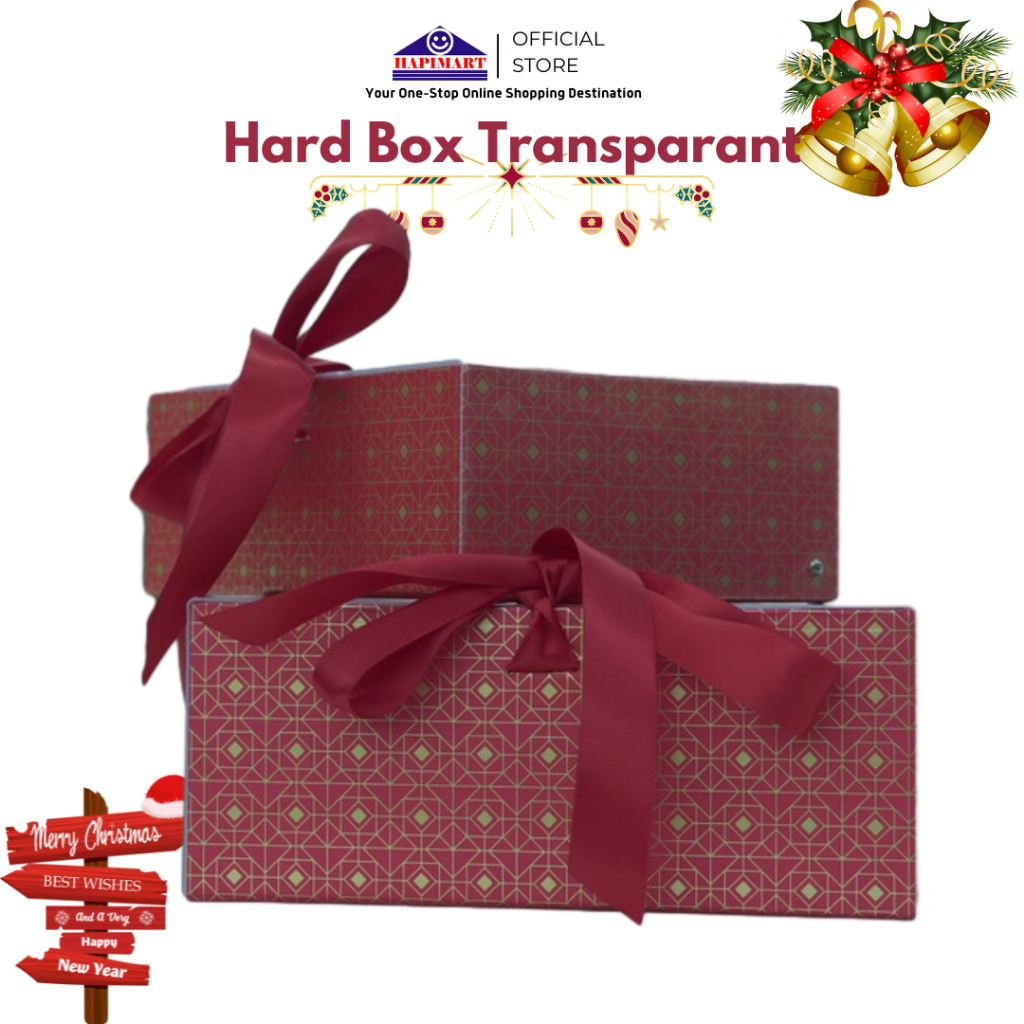 

Hard Box/Gift Box/Box Pita/Box Hias Pita Dengan Tutup Transparan/Box Motif/Kotak Kado