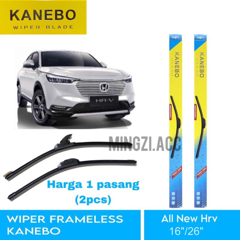HRV 2022 2023 WIPER KANEBO PISANG ORIGINAL KACA MOBIL DEPAN ANTI HUJAN