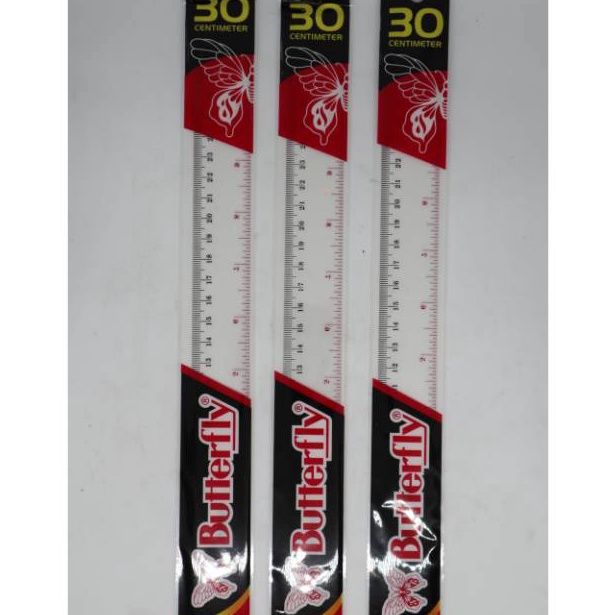

63 Penggaris Butterfly 30 cm 48