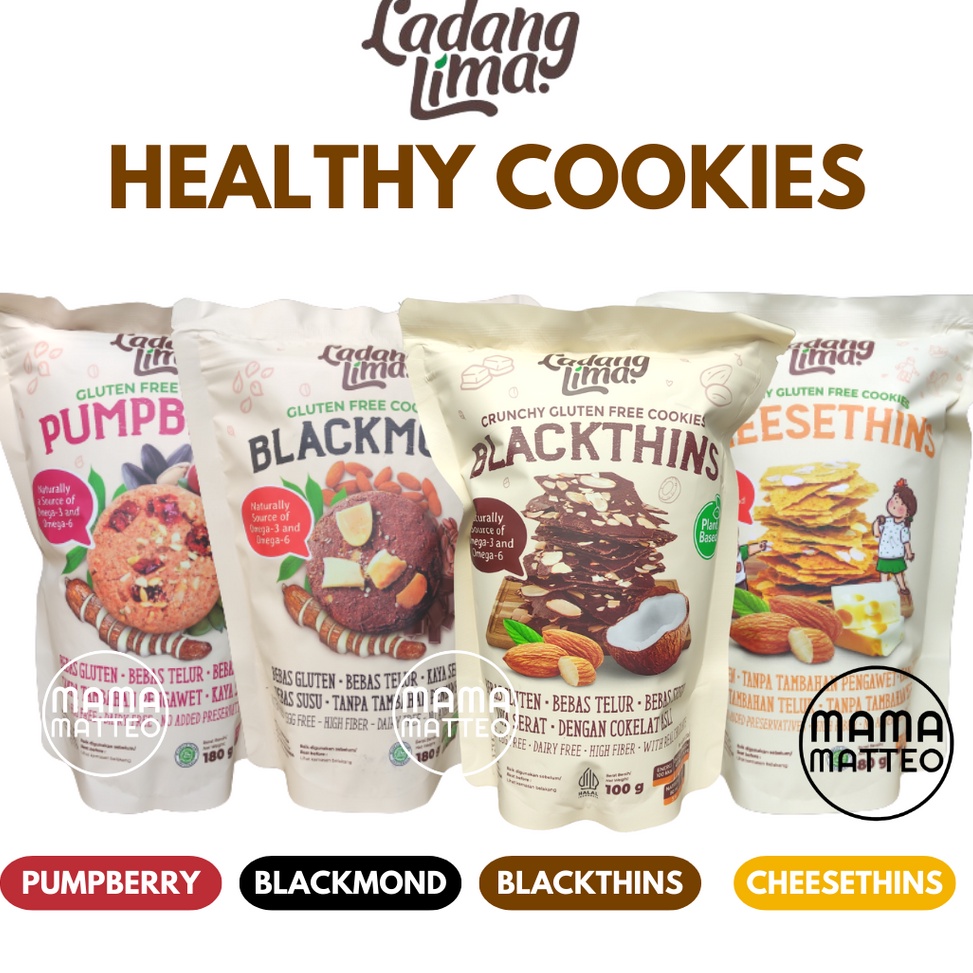 

[❈B71&] LADANG LIMA Blackmond Pumpberry Cookies 180gr Bandung / Kukis Mini Bites / Snack Black Mond BANDUNG Bring it Now