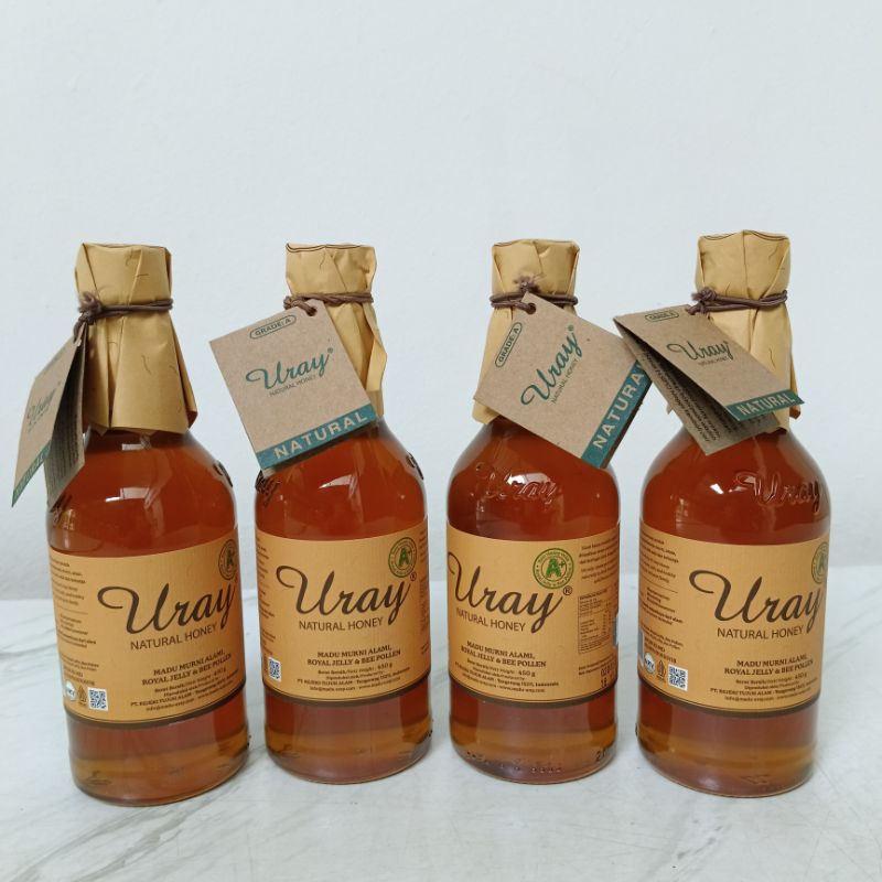 

Uray Natural Honey Grade A 450gr /Madu Uray alami 450gr