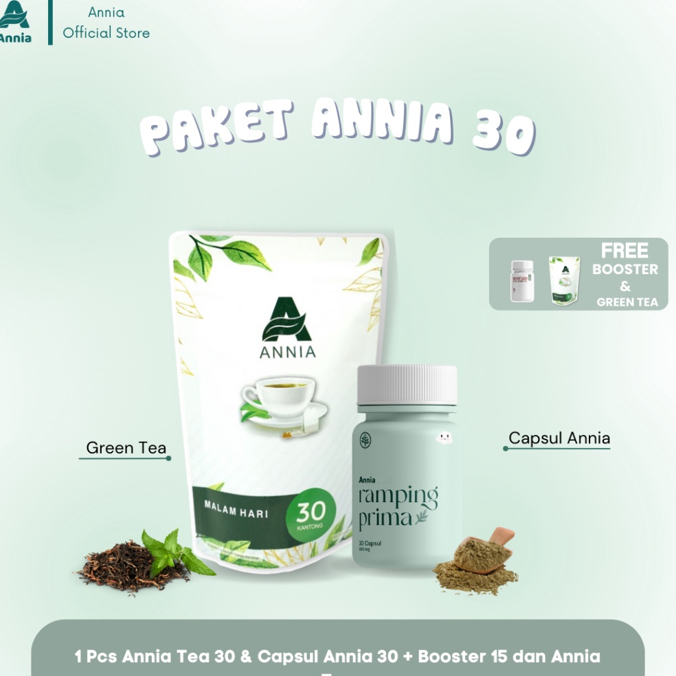 

6JG ANNIA DIET Paket 30HARI turun 7-15kg ! BEST SELLER 72