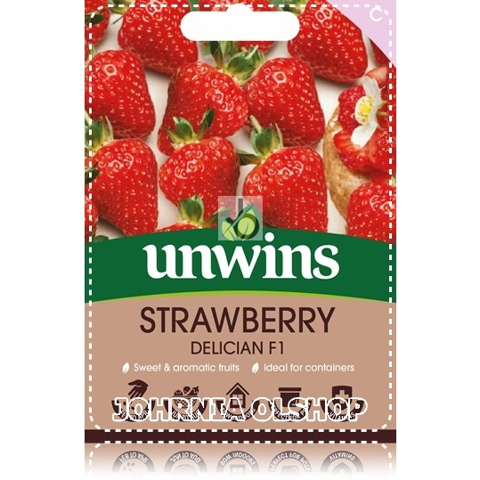 Johrnia 10 Benih Biji STRAWBERRY Delician F1