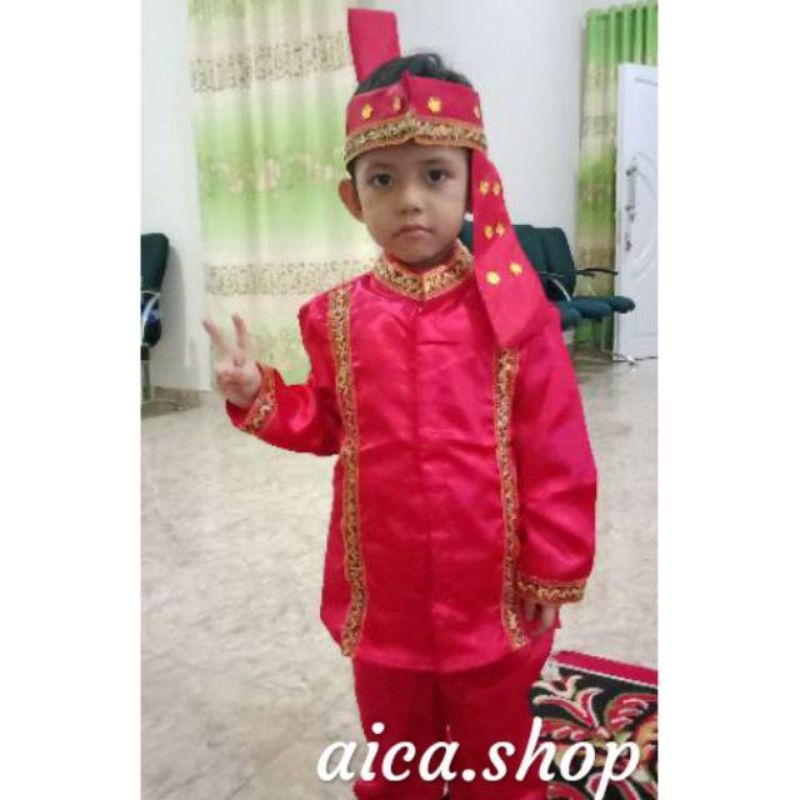 Baju Bodo Anak Laki / Baju Adat Sulawesi