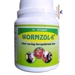 WORMZOL-K obat cacing kambing domba 10 btr