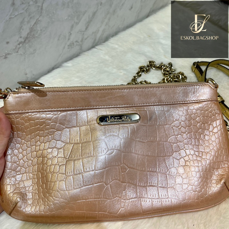 PRELOVED Original Clutch Valentino Rudy/Sling Bag Wanita/Tas Pesta Wanita/Tas Second Original Wanita