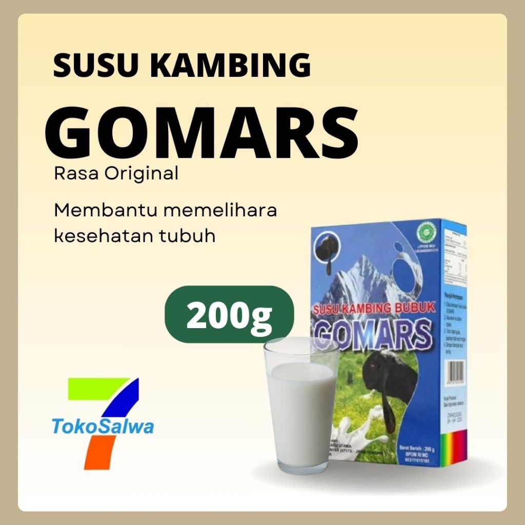 

Susu Kambing Bubuk Gomars Rasa Original