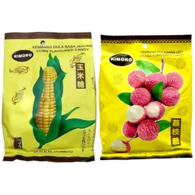 

Bests3ller Permen Jagung / Leci Kimono 150gr Corn / Lychee Candy Buah [42]