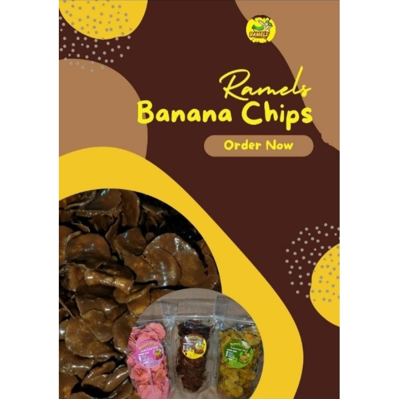 

ramels_chips - Keripik Pisang Coklat, strawberry, macha / Manis - Gurih / 1 Kg
