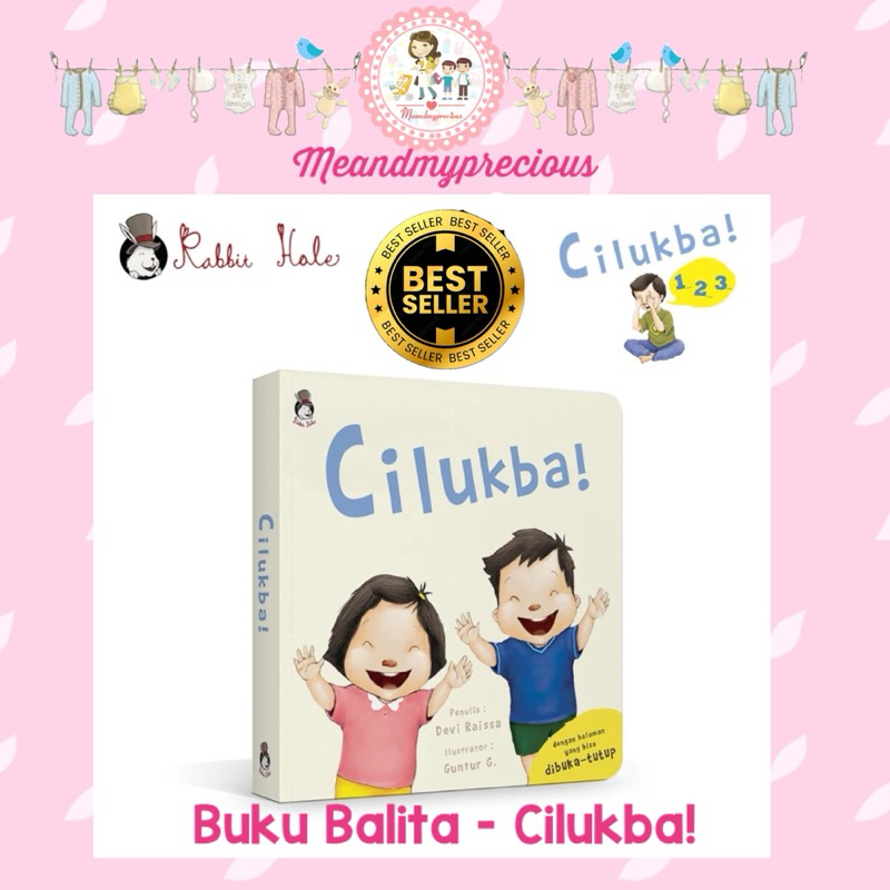 MMP - Buku Cilukba  Buku Anak / buku balita / buku bayi Board Book bahan tebal menarik
