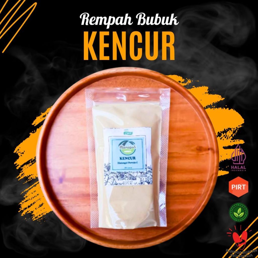 

Bubuk Kencur Asli / Galanggal Powder Rempah Asli