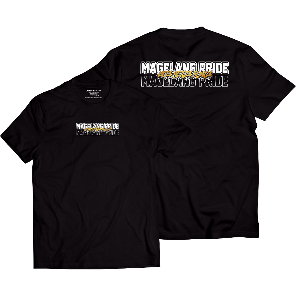 Kaos Magelang Tshirt Magelang Pride Gold Version