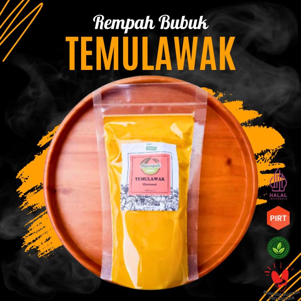 

Temulawak Bubuk Herbal Rempah Organik / Curcuma Powder (1 KG)