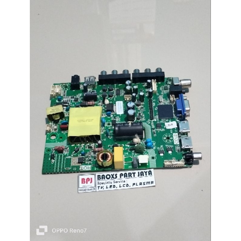 MB - MAINBOARD - MESIN TV LED POLYTRON PLD 24D123 - PLD24D123