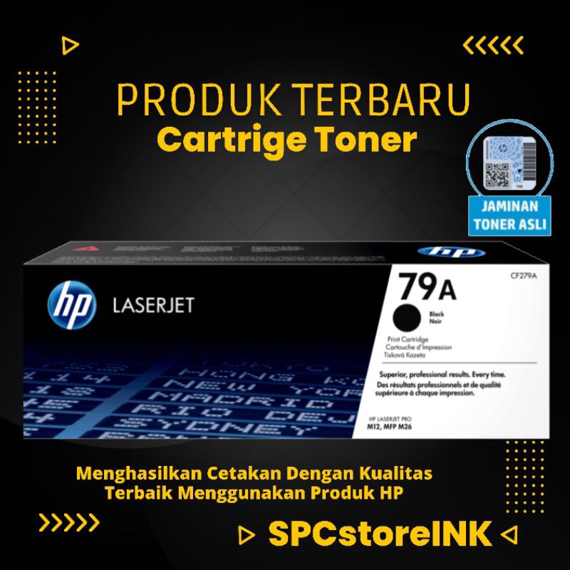 Toner Hp Laserjet 79A Black Toner ( CF279A )