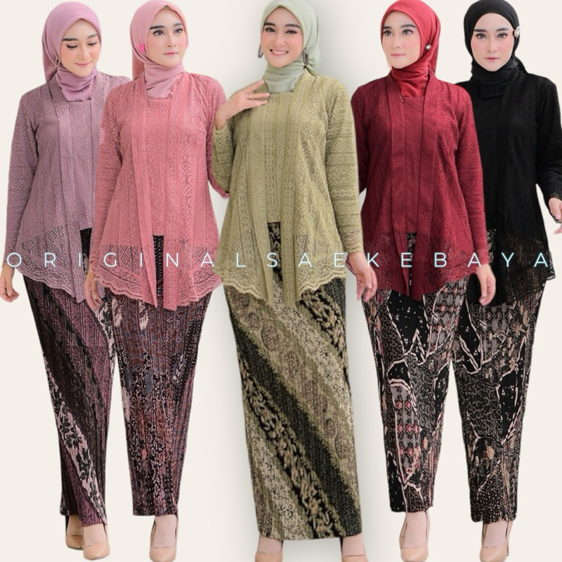 SET KEBAYA KUTUBARU BRUKAT - SET KEBAYA MODERN - KEBAYA KUTUBARU - KEBAYA WISUDA - KEBAYA WISUDA