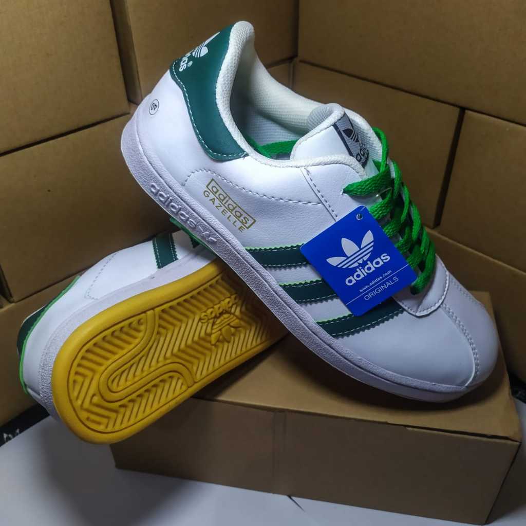 Sepatu pria murah adidas gazelle / sneakers pria import / sepatu adidas garis 3 quality premium / Ad