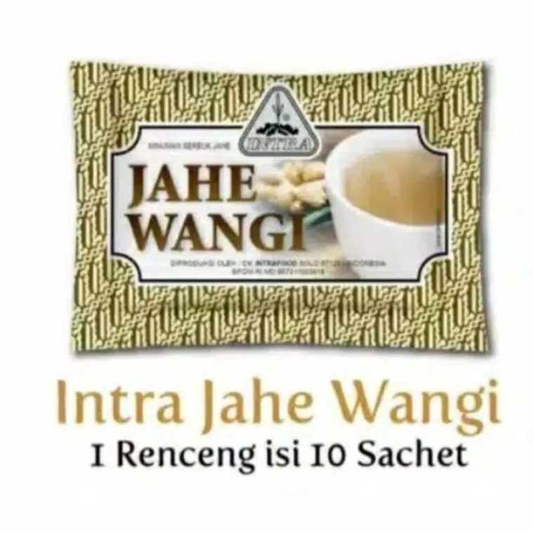 

KW8 JAHE WANGI RENCENG Isi 10 sachet INTRA JAHE WANGI Best Seller ⌒)