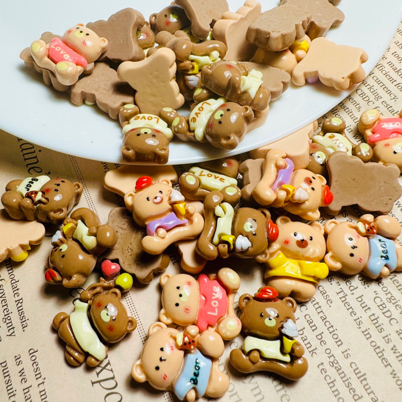 tempelan clay Resin clay resin glitter