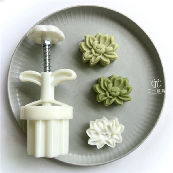 Unik 30GR Cetakan nastar cetakan mooncake mini cetakan bunga teratai Limited