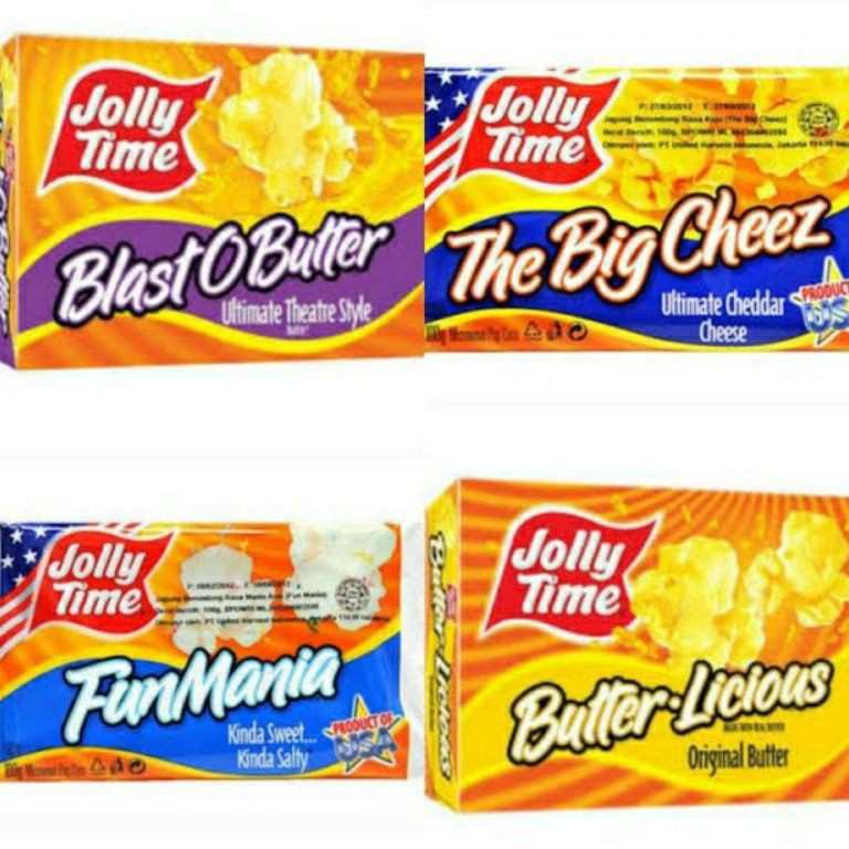 

[IK783] Jolly Time Pop Corn Mallow Magic/Butter Licious/Blast OButter/Fun Mania/The Big Cheez/Product USA 73