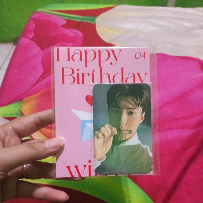 [Ready Stock] Birthday card Sehun 2023